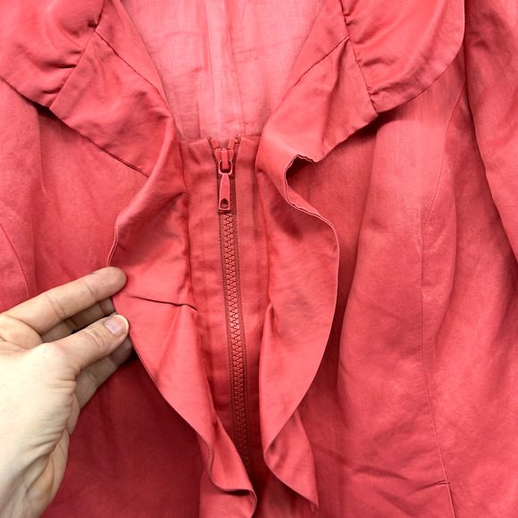 Lafayette 148 New York Coral Jacket - Picture 6 of 14
